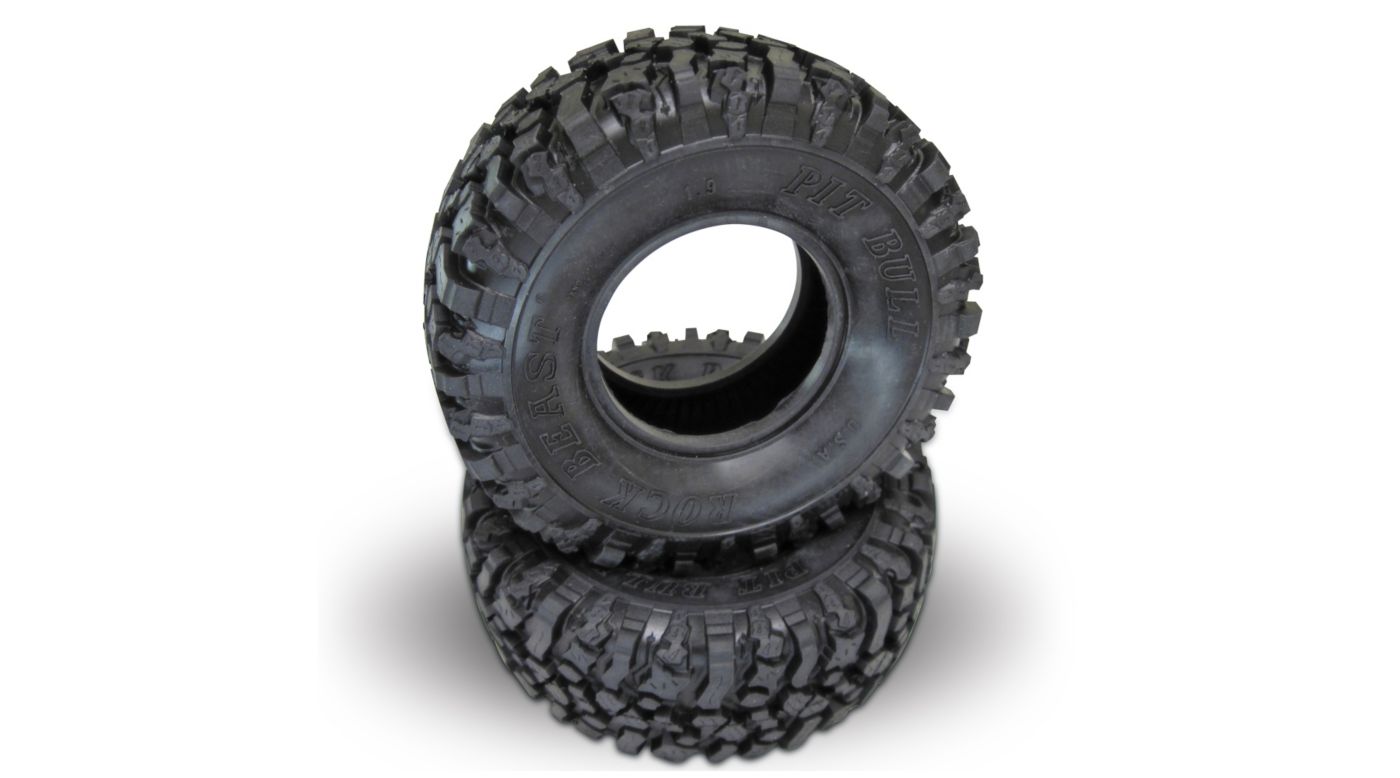 thumbnail image 2 of Pit Bull Rock Beast 1.55 Scale Tires - Alien Kompound With Foam Inserts For RC Crawlers 2 of 13